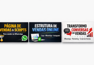 Eu vou criar páginas de vendas, scripts persuasivo
