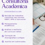 Eu vou formatar e orientar seu tcc e seus artigos