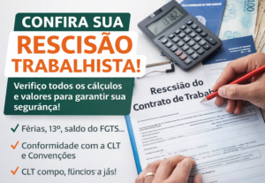 Eu vou análisar e conferir a sua rescisão.