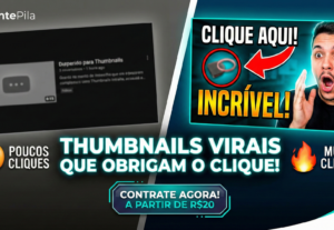 Eu vou criar THUMBNAILS Capas com alto CTR estilo MrBeast