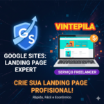 Eu vou criar uma Landing Page no Google Sites para você
