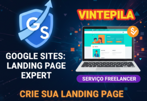 Eu vou criar uma Landing Page no Google Sites para você