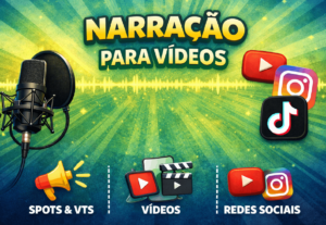Eu vou narrar o seu vídeo para o Youtube