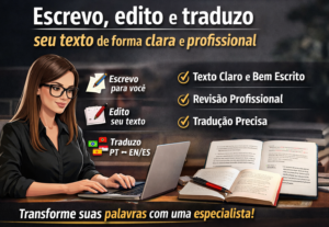 Eu vou melhorar seu texto e deixa-lo profissional