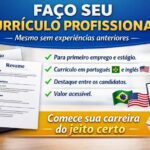 Eu vou montar seu currículo do zero