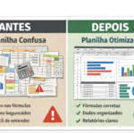 Eu vou Analisar seus processos ou planilhas e melhorá-los.