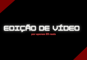 Eu vou fazer uma edição de vídeo simples e rápida