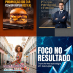 Eu vou criar artes profissionais para suas Redes Sociais