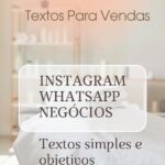 Eu vou Criar textos curtos para Instagram, WhatsApp e vendas...