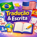 Eu vou traduzir e escrever textos