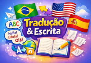 Eu vou traduzir e escrever textos