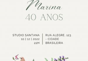 Eu vou fazer o convite para a sua festa de aniversário