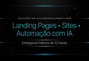 Eu vou criar sua Landing Page ou Site em Menos de 12 Horas
