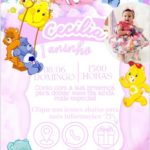 Eu vou fazer Convite de aniversário e post para instagram