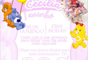 Eu vou fazer Convite de aniversário e post para instagram