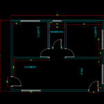 Eu vou converter seu pdf para autocad e melhorar planta baix...