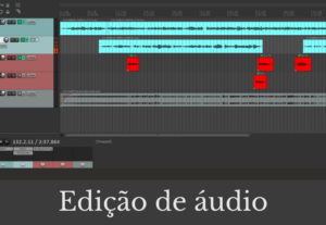 Eu vou editar seu áudio com cortes e limpeza básica