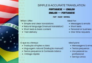 Eu vou traduzir seu texto Inglês/Português claramente