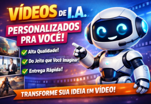 Eu vou gerar vídeos de IA personalizadas para você