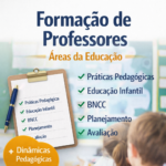 Eu vou Fazer formação para professores nas áreas da Educação...