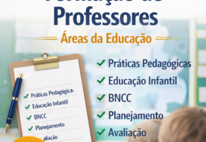Eu vou Fazer formação para professores nas áreas da Educação...