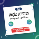 Eu vou  editar 5 fotos profissionais