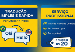 Eu vou Traduzir Inglês/Português com Revisão Humana