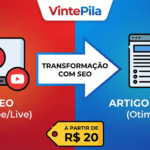 Eu vou transformar seu Vídeo em Artigo SEO