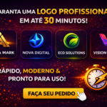 Eu vou criar sua logo profissional em até 30 minutos
