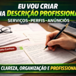 Eu vou criar sua descrição profissional