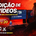 Eu vou editar seus vídeos a partir de 20 reais