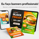 Eu vou fazer Criação de banners digitais profissionais