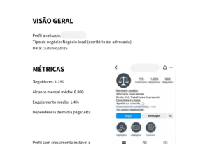 Eu vou realizar auditoria estratégica no seu Instagram
