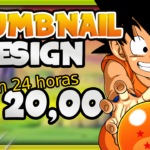 Eu vou Fazer thumbnail para youtube com entrega em 24 horas