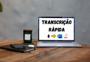 Eu vou transcrever áudios ou digitalizar documentos.