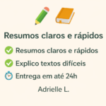 Eu vou resumir, reescrever ou explicar textos