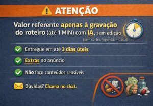 Eu vou fazer um vídeo para seu negócio usando i.a