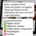 Eu vou criar um site simples e responsivo para seu negócio