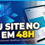 Eu vou tirar sua ideia do papel: Site Institucional em 48h