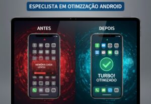 Eu vou realizar a otimização técnica avançada do seu celular