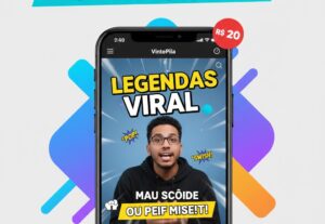 Eu vou legendar seus vídeos de Reels, TikTok e Shorts estilo