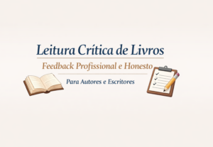 Eu vou fazer Leitura crítica e feedback para livros