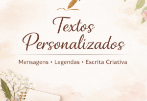 Eu vou Escrever textos curtos, digitação, legendas etc.