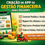 Eu vou criar um aplicativo de gestão