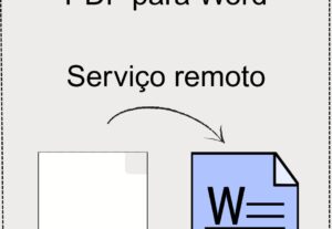 Eu vou fazer Digitação de textos PDF para Word
