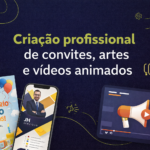 Eu vou fazer Convites, artes, cartões e vídeos
