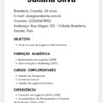 Eu vou fazer um currículo profissional para você