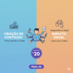 Eu vou realizar serviço de design, áudio e...