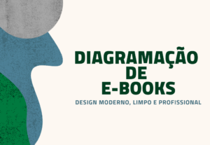 Eu vou diagramar seu E-book com design moderno