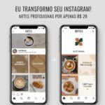 Eu vou fazer artes profissionais para seu Instagram e Facebo...